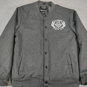 Diamond brand varsity/bomber Grey XXL